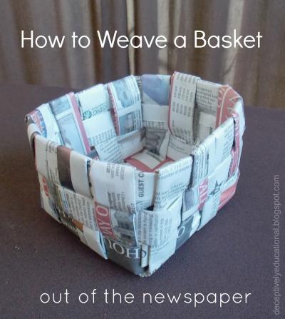 Easy Newspaper Basket Craft with Detailed Steps: Watch on Dailymotion