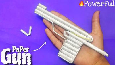 How to Make an Easy Paper Gun That Shoots: Dailymotion’s Craft Tutorial
