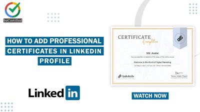 How to Organize and Showcase Certifications on LinkedIn