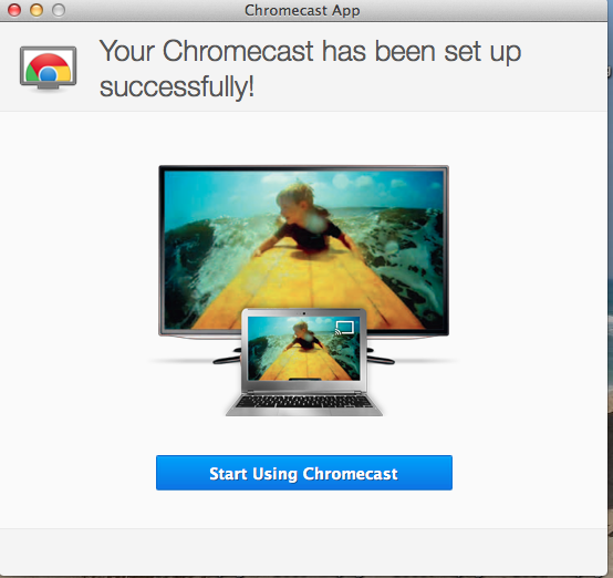 Howto Setup and Use Chromecast to stream your content from a Mac and