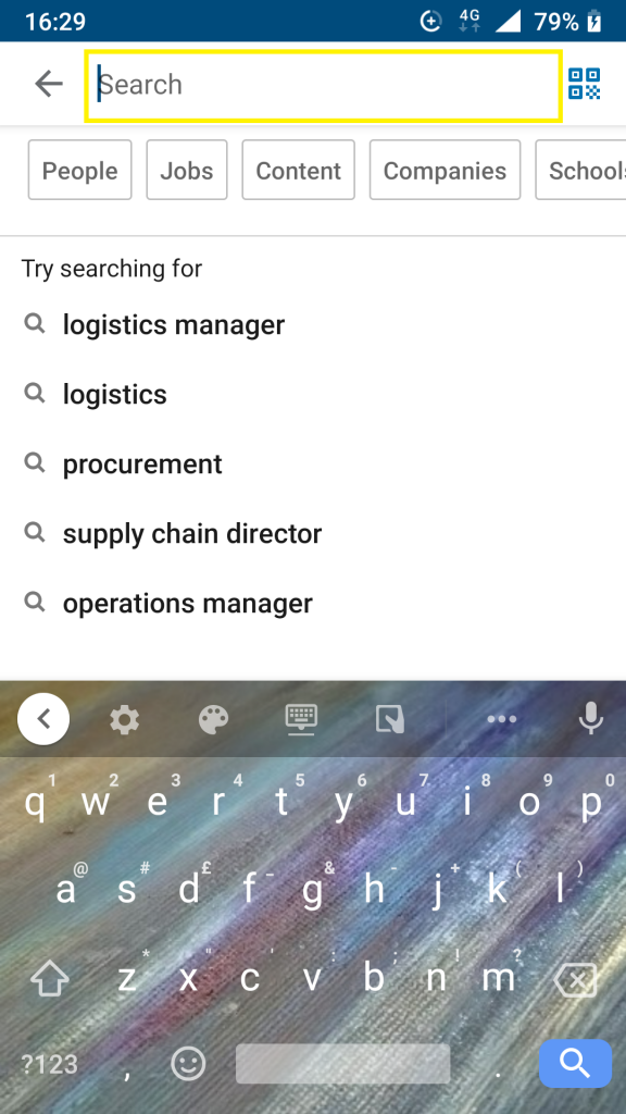 Clearing Your Search History in LinkedIn