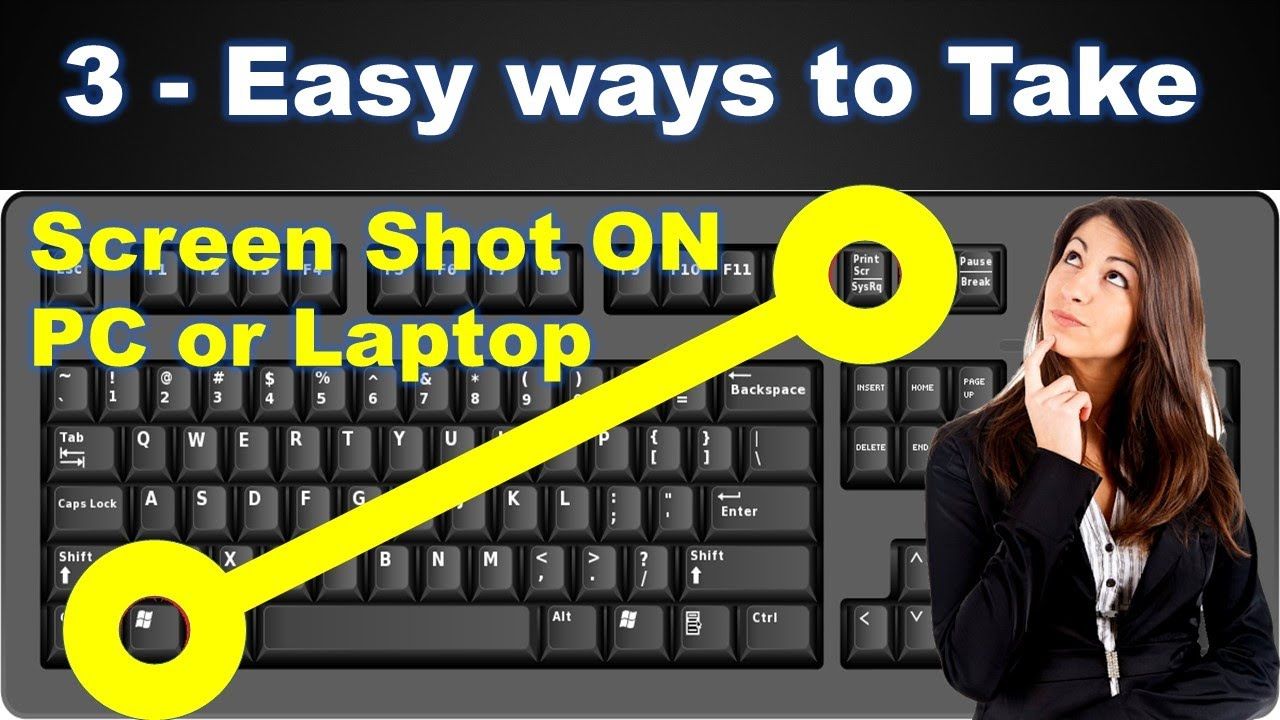 How to take a screenshot on a PC or Laptop on Windows 7810