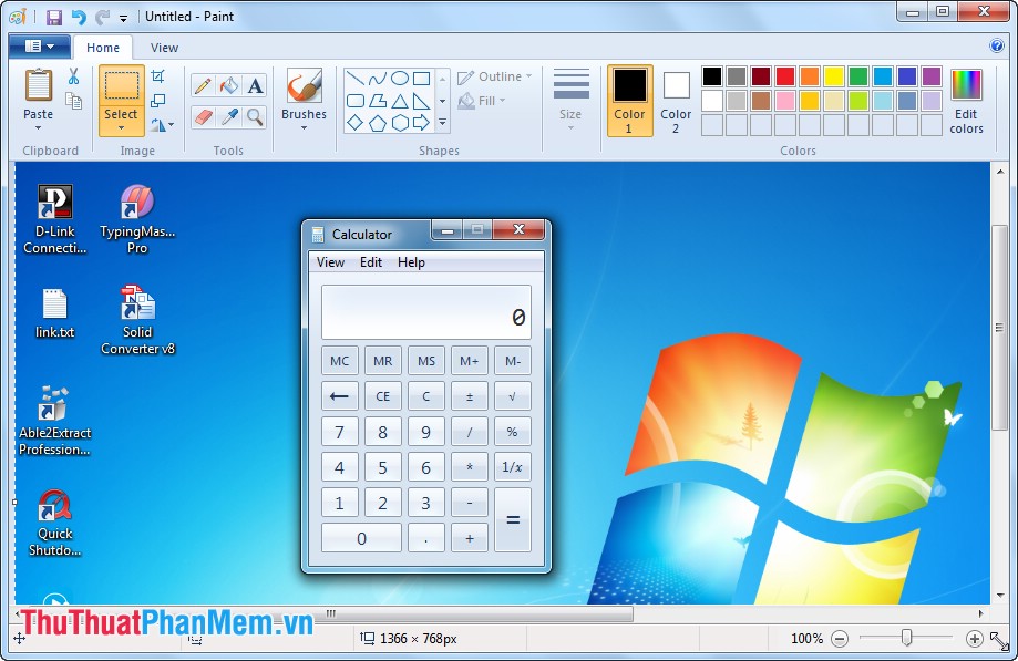 Instructions for taking screenshots