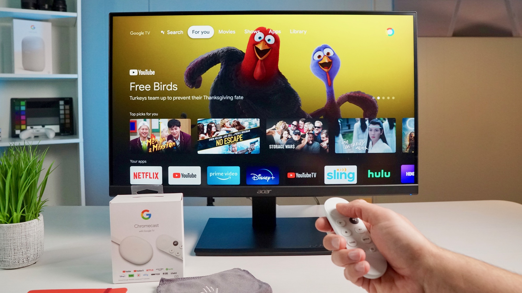 Chromecast with Google TV unboxing and initial handson VIDEO