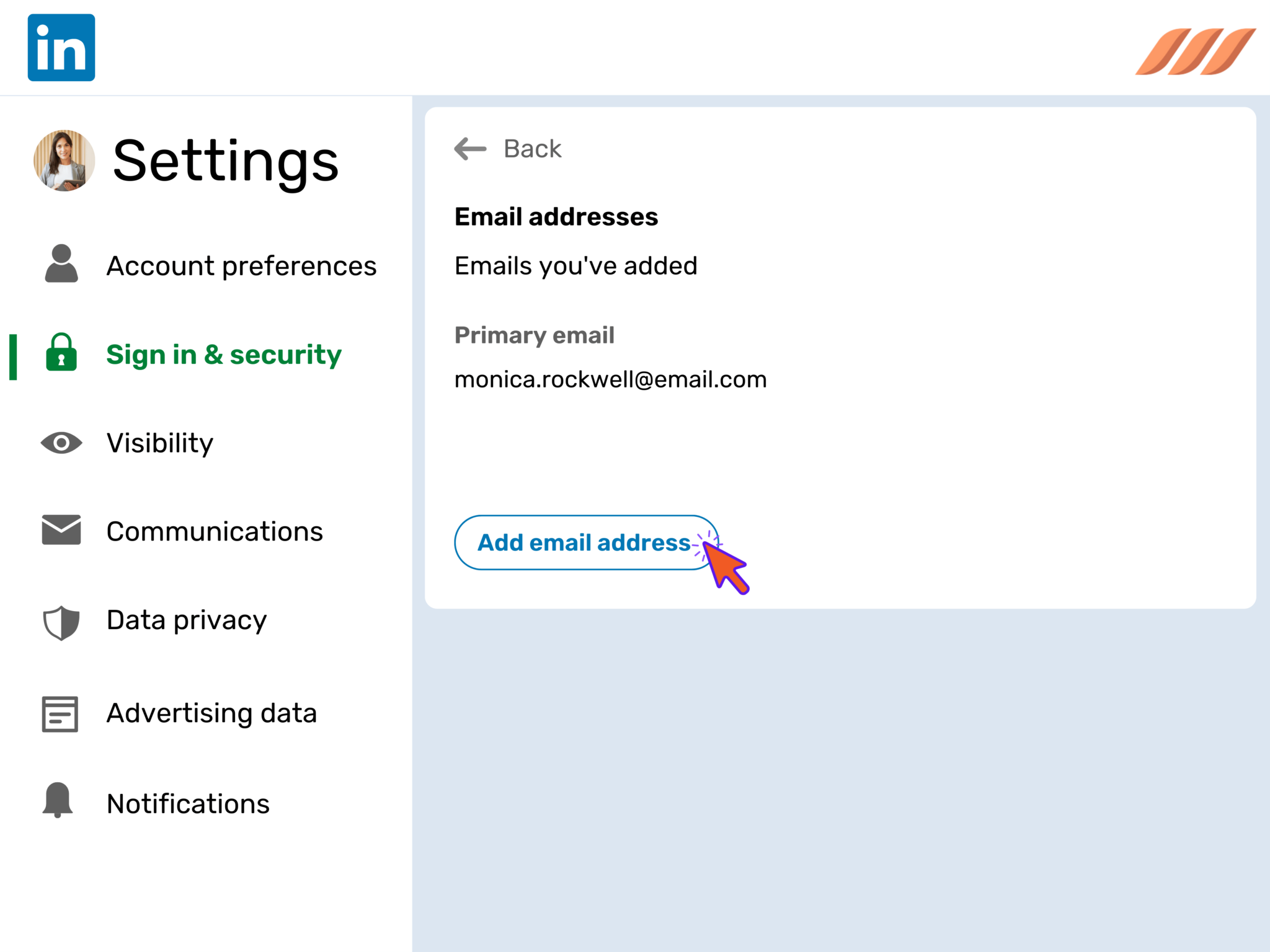 Manage Your Email Address on LinkedIn Dripify