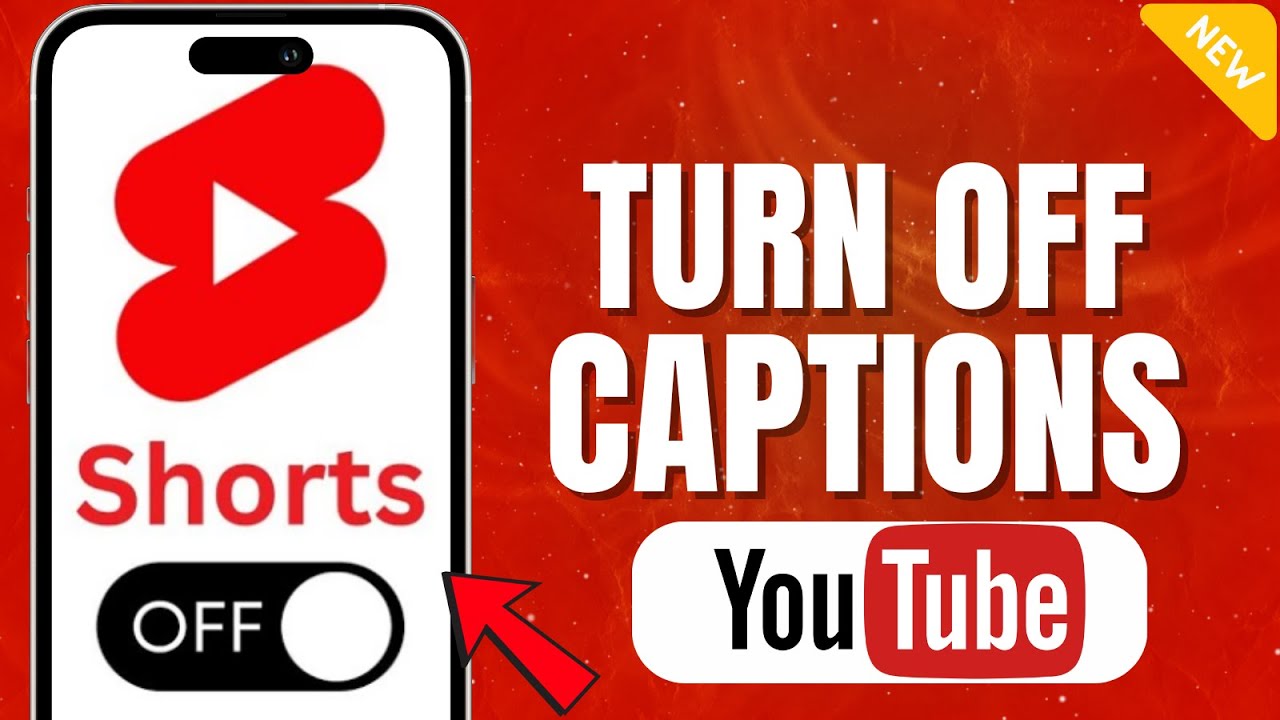 How to TURN OFF Captions or Subtitles on YouTube Shorts 2025 YouTube