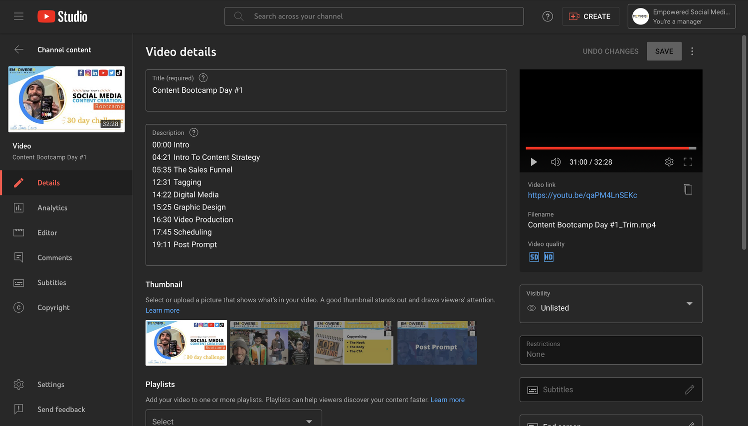 How To Add Chapters You Your YouTube Video 2023 Guide