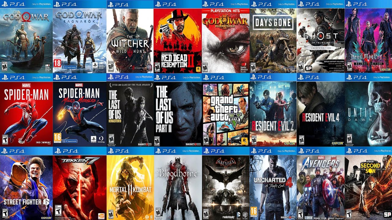 Top 50 Best PS4 Games of All Time Best Playstation 4 Games YouTube