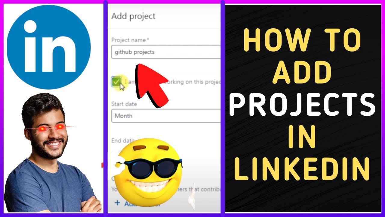 How to Add Projects In Linkedin YouTube