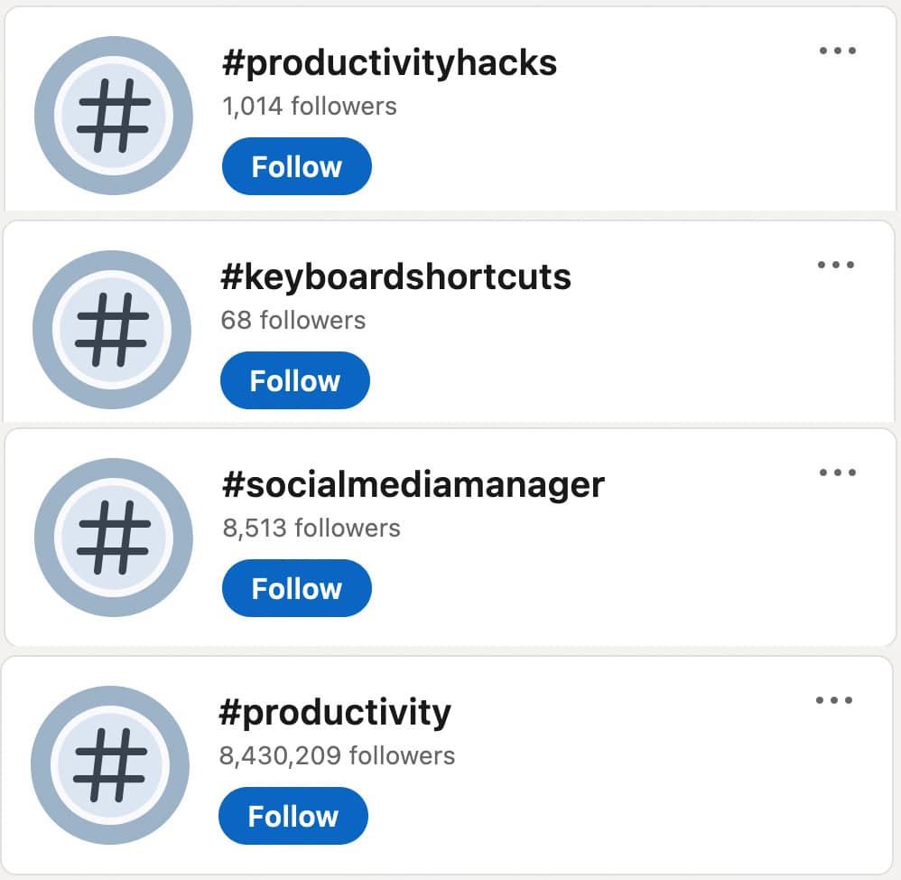La gua completa para usar hashtags en LinkedIn