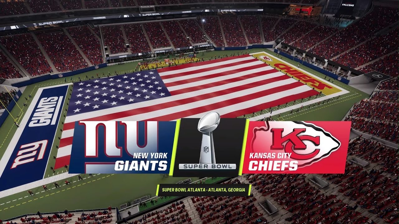 Madden NFL 23 Super Bowl 2025 Kansas City vs New York Full TV