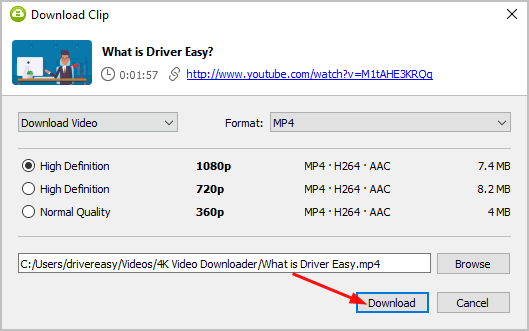 How to Convert YouTube to MP4 Quickly Easily Driver Easy