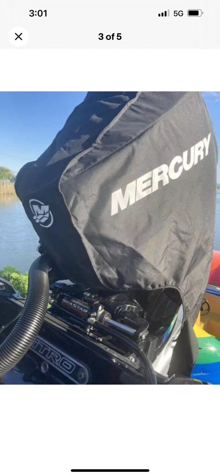 Mercury 4 Stroke Engine Cover Mercury Tow N Stow Cover Fits 6cyl Verado