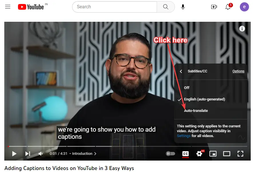 How to Turn On Closed Captions on YouTube Easy StepbyStep