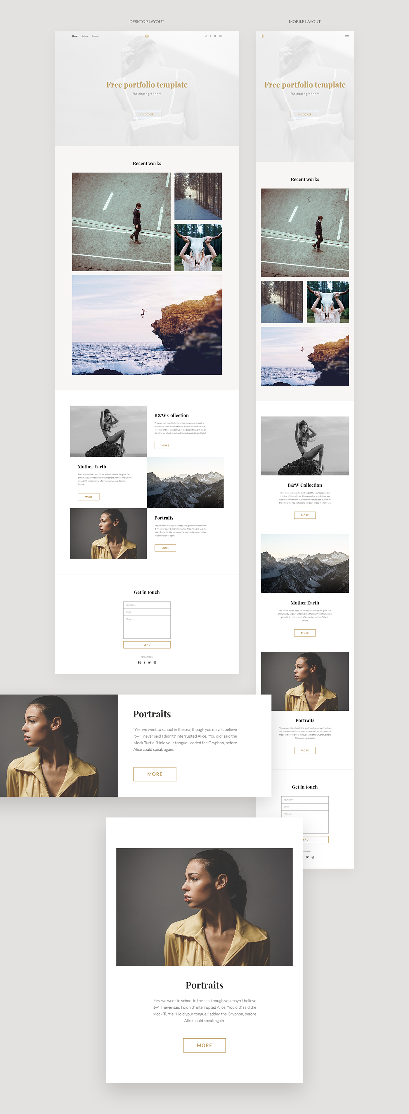 Free Behance Templates Printable Templates