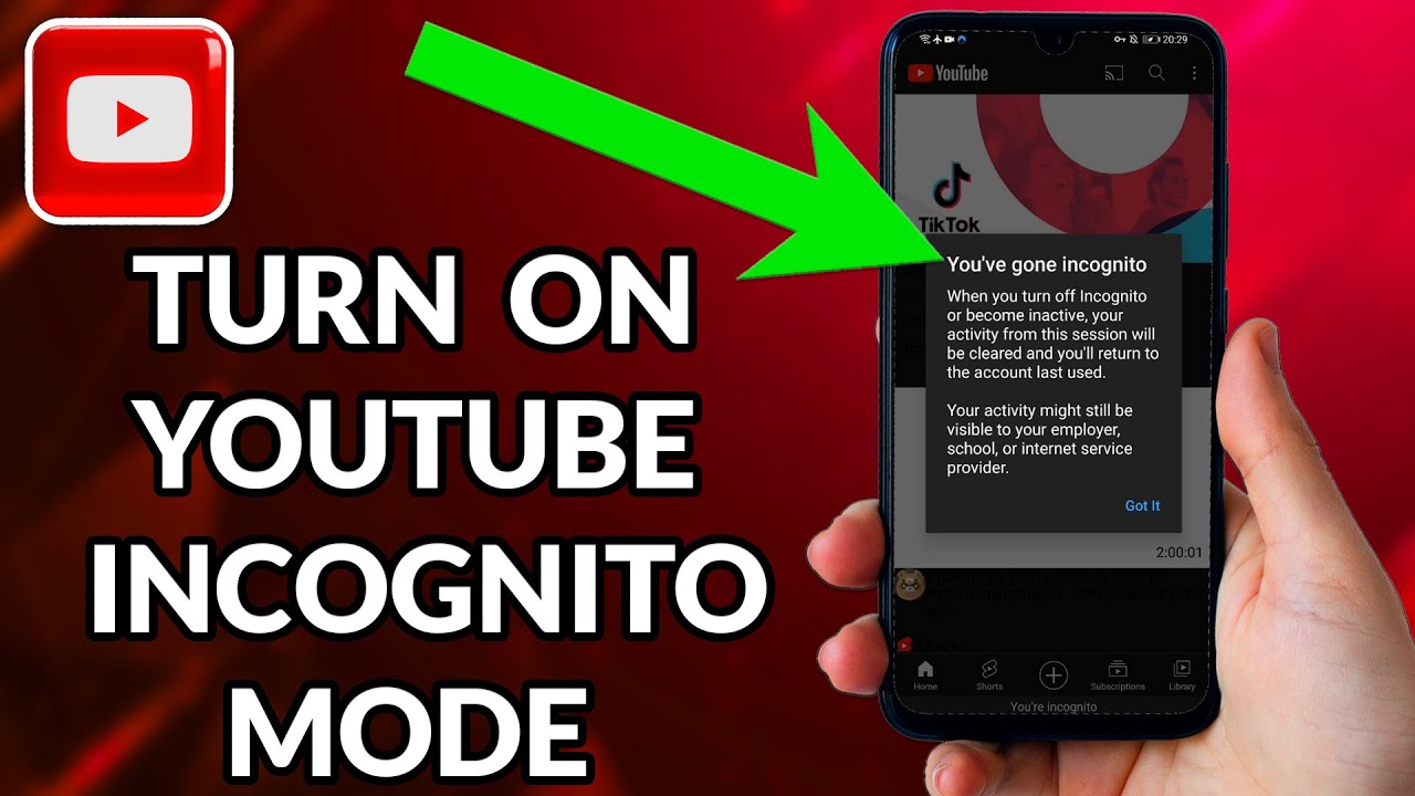 How To Turn On YouTube Incognito Mode YouTube