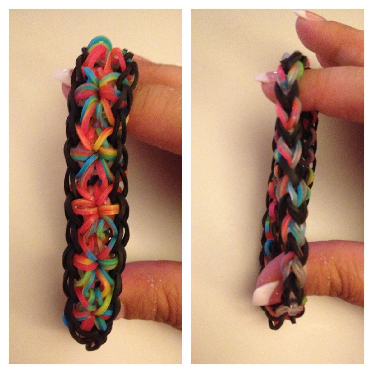 How To Make A Rainbow Loom Starburst Bracelet 18 Steps with Pictures
