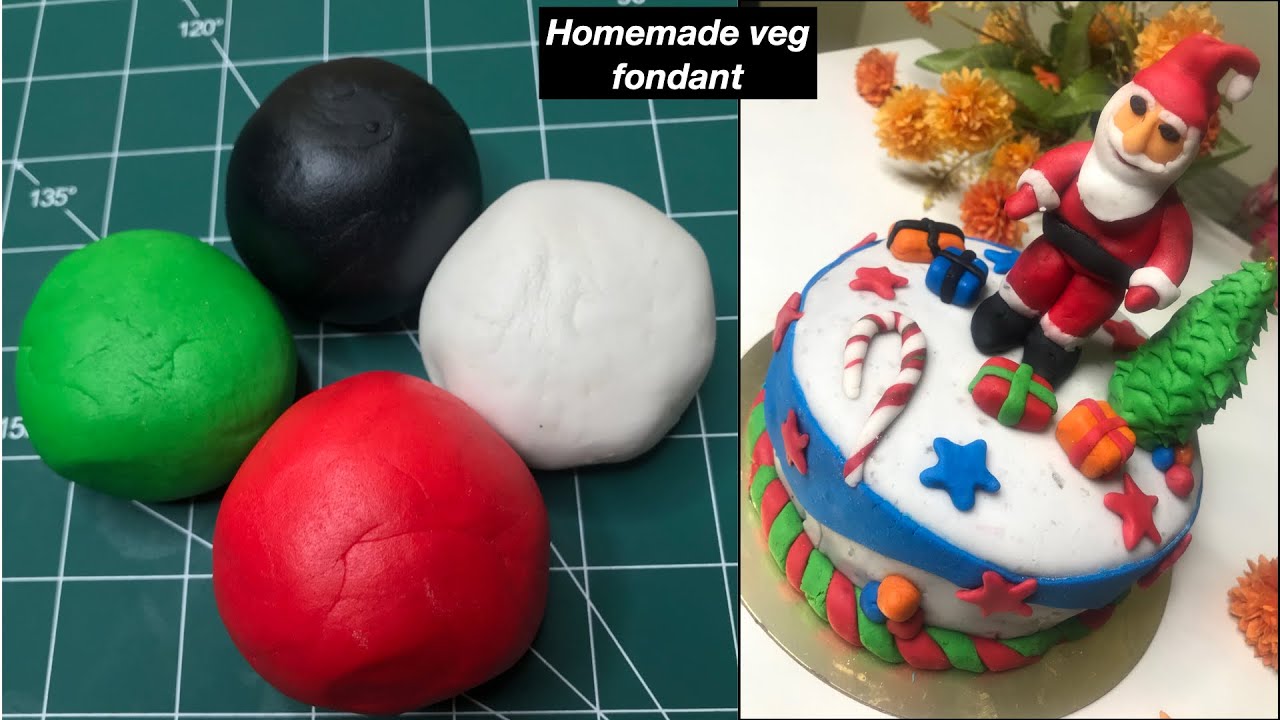 Perfect homemade fondant recipe Easy fondant recipe Veg fondant