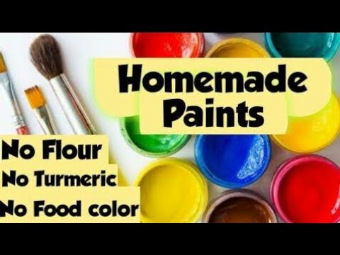 DIY How to make paint at home Homemade Paint YouTube