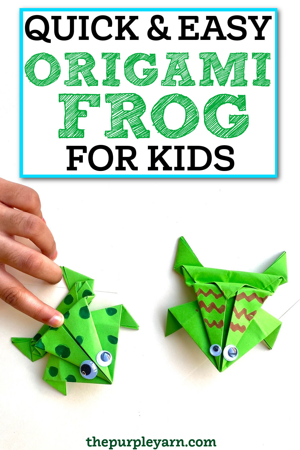 How to make a paper jumping frog step by step tutorial Artofit