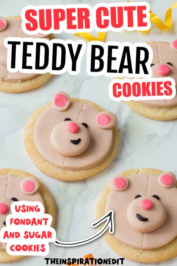 Adorable Teddy Bear Cookies Recipe The Inspiration Edit