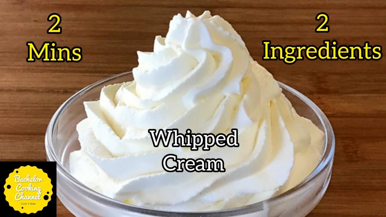 How to make whipping cream at home Cake cream recipe Whipped cake