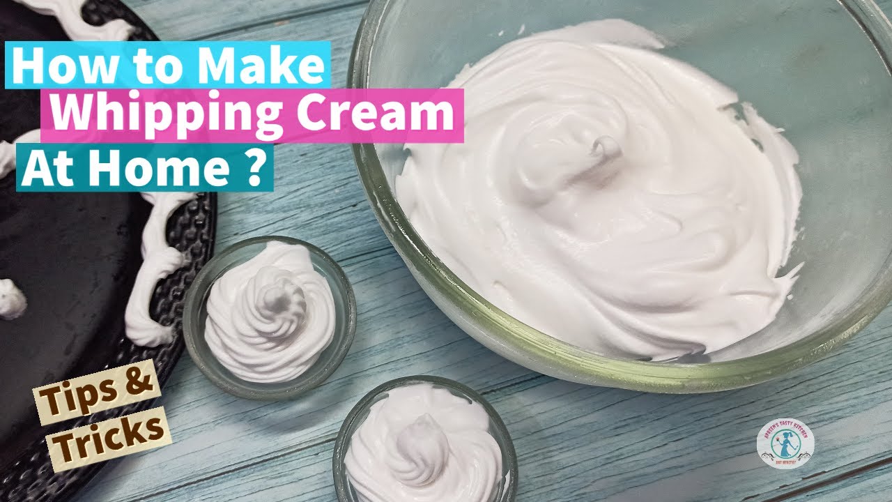 How to Make Perfect Whipping Cream at Home Tips Tricks Afreens