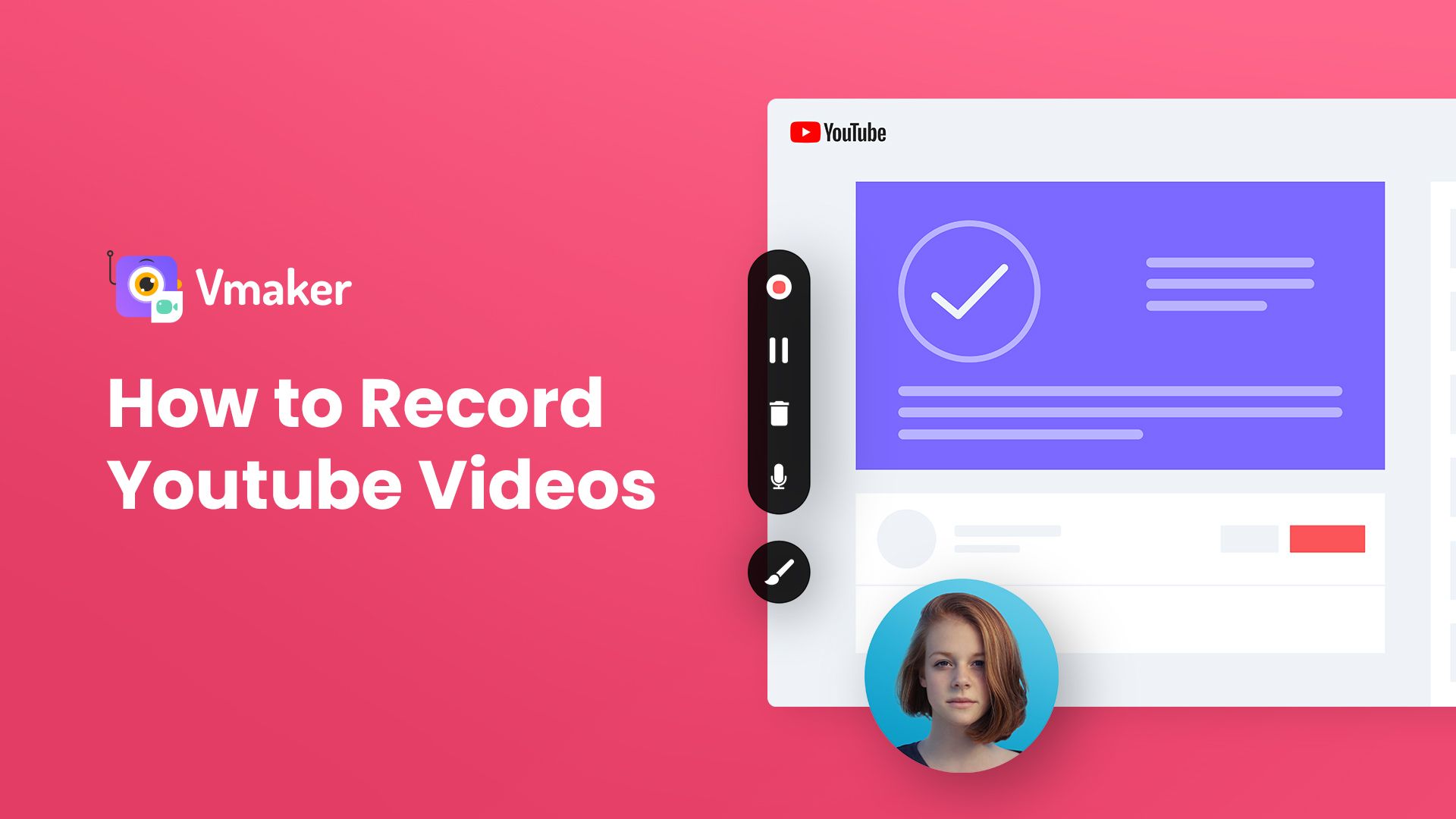 Free Screen Recorder for YouTube Videos Vmaker