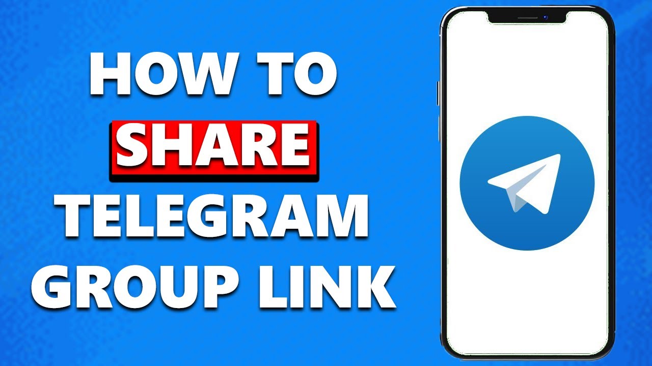 How To Share Telegram Group Link YouTube