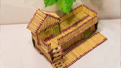 How to Make a Matchstick House: Easy Crafting Tutorial on Dailymotion