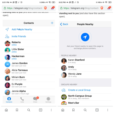 How to See Telegram Users Close By: Using the Proximity Search Feature