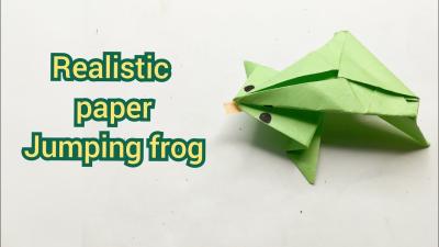 Making a Jumping Frog with Paper: Fun DIY on Dailymotion