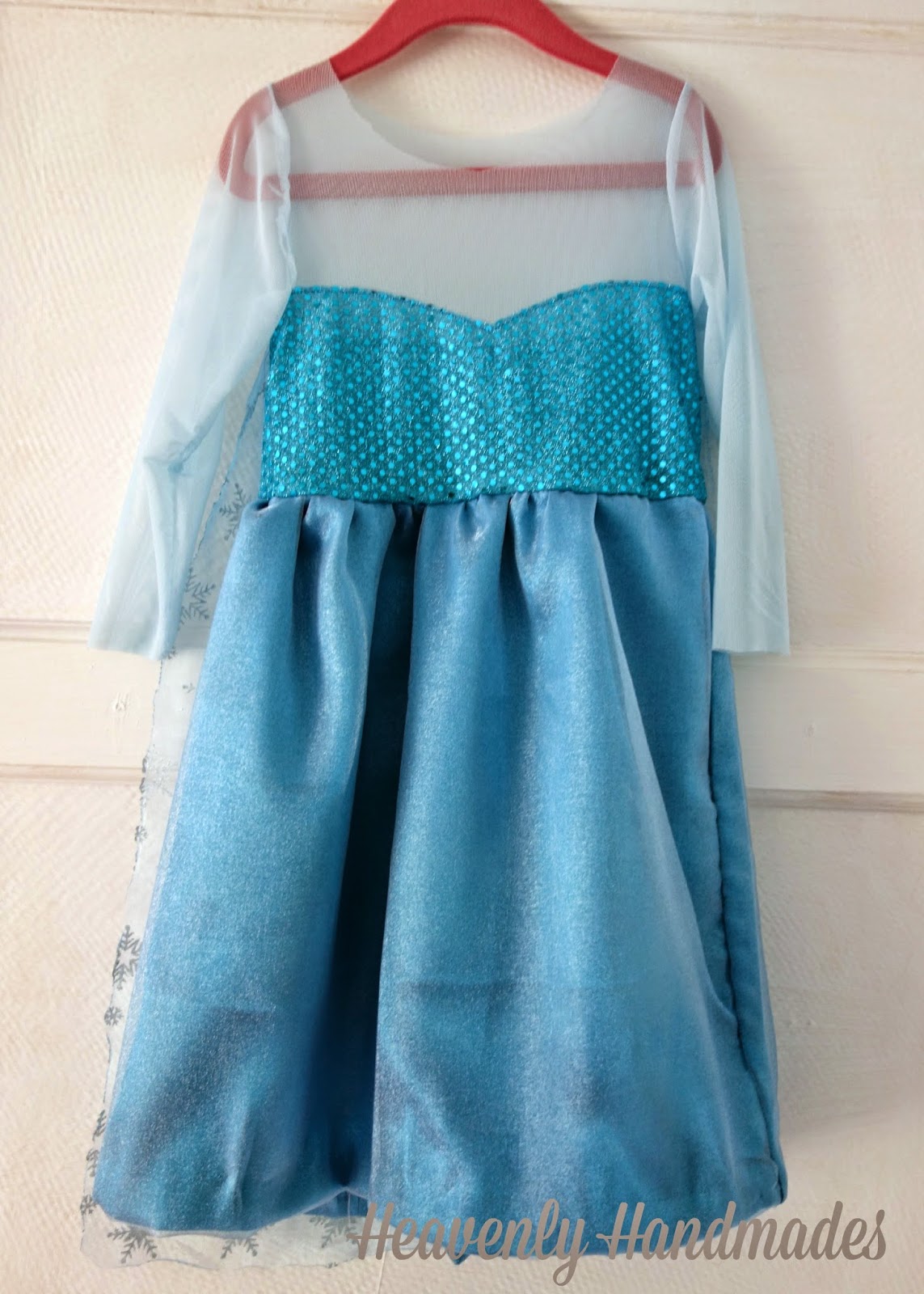 DIY Elsa Inspired Dress Version 3 Heavenly Handmades