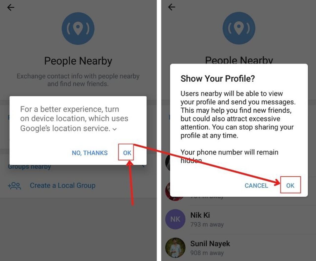 How to find someone on Telegram