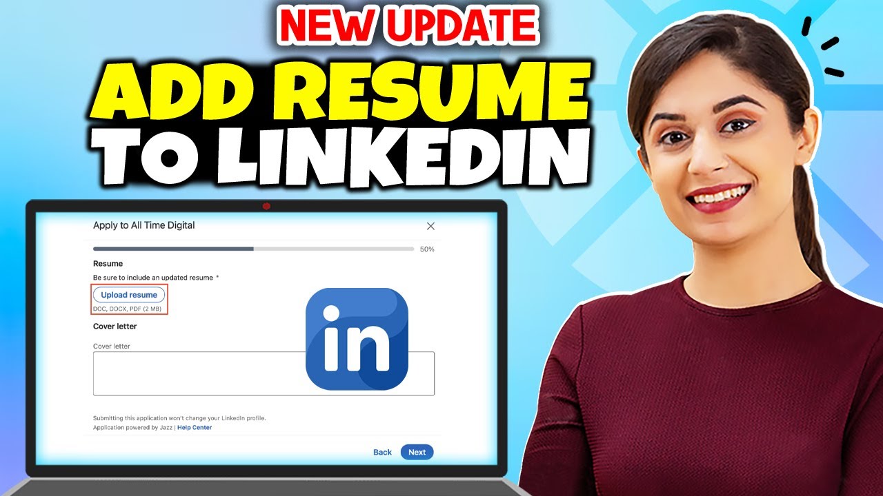 How to Add or Upload Resume to LinkedIn 2024 Easy Way YouTube