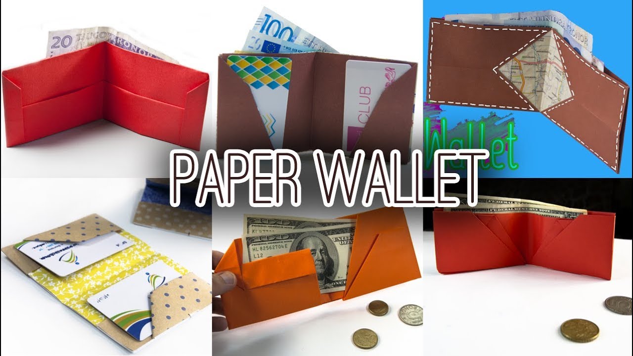 6 Best Paper Wallet  DIY  Origami Wallet  YouTube