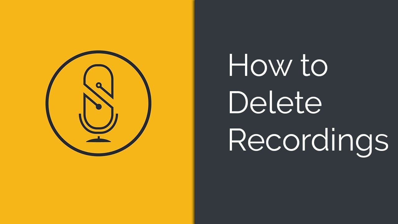 How to Delete Recordings YouTube