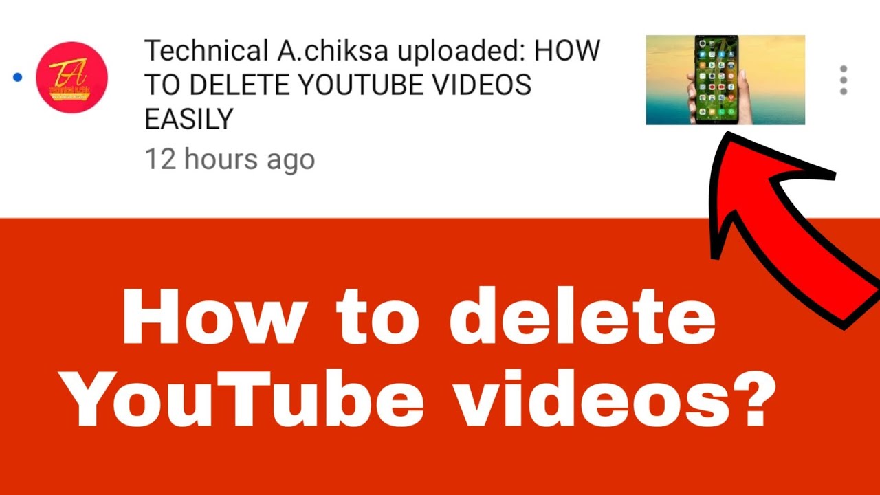 HOW TO DELETE YOUTUBE VIDEOS EASILY YouTube