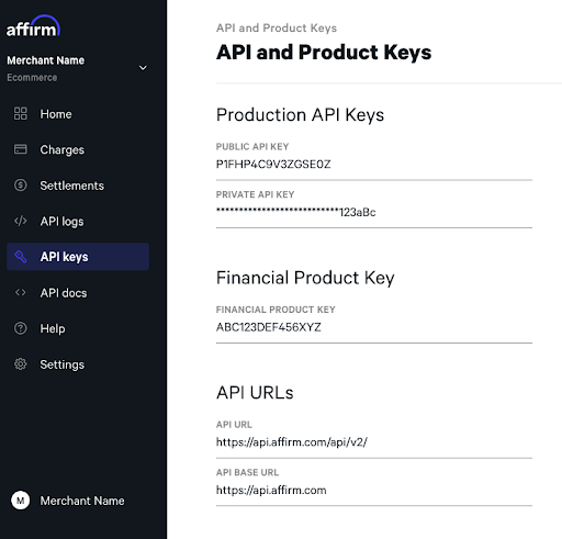 Building a Direct API Integration Step 1 Retrieving Your API Keys