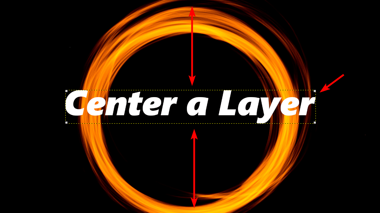 How to Center a Layer in GIMP imagy