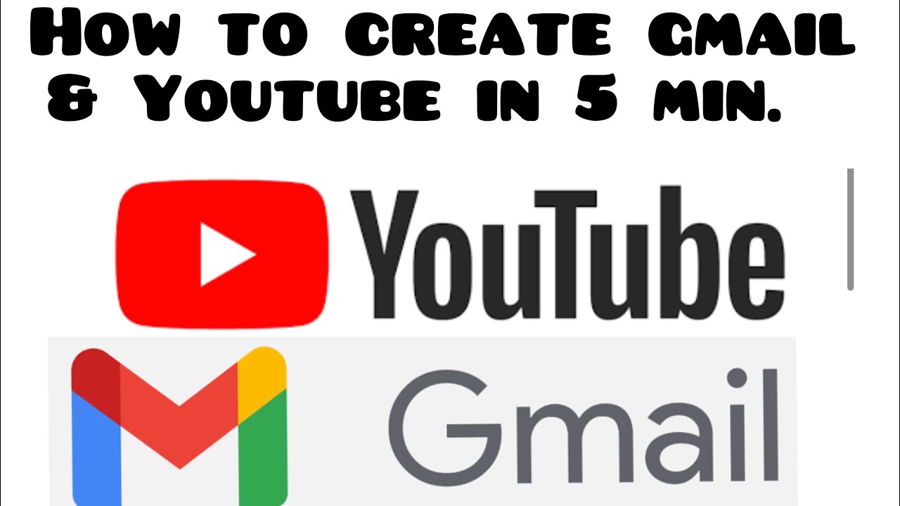 How Create GoogleGmail Account Youtube Channel in 5 minutes with