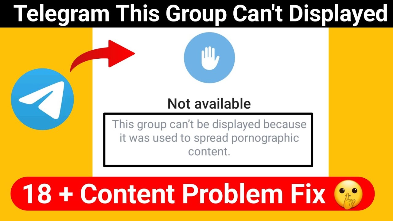 This Group Cant be displayed because it was used to spread