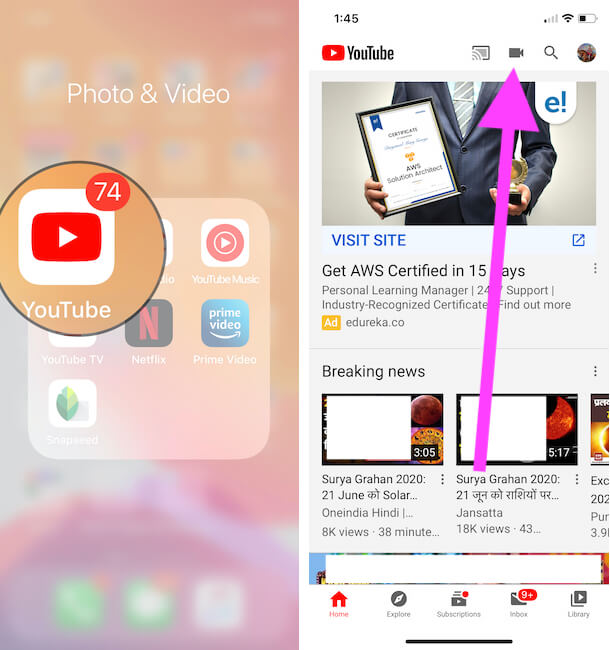 How to Upload Videos to YouTube from Your iPhone