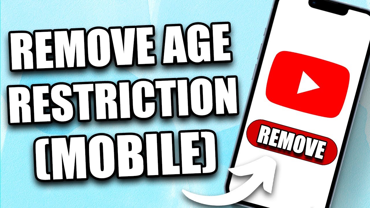 How to Remove Age Restriction on YouTube App 2024 YouTube