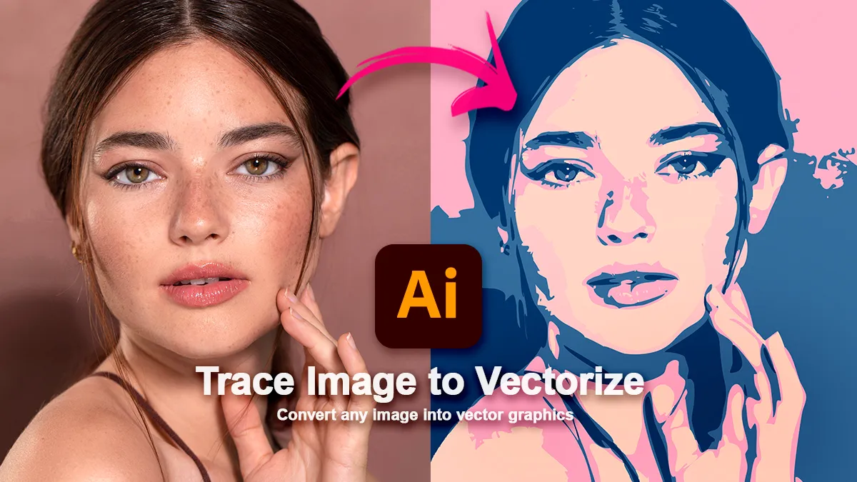 How to trace image and covert to vector in Adobe Illustrator cgiancom