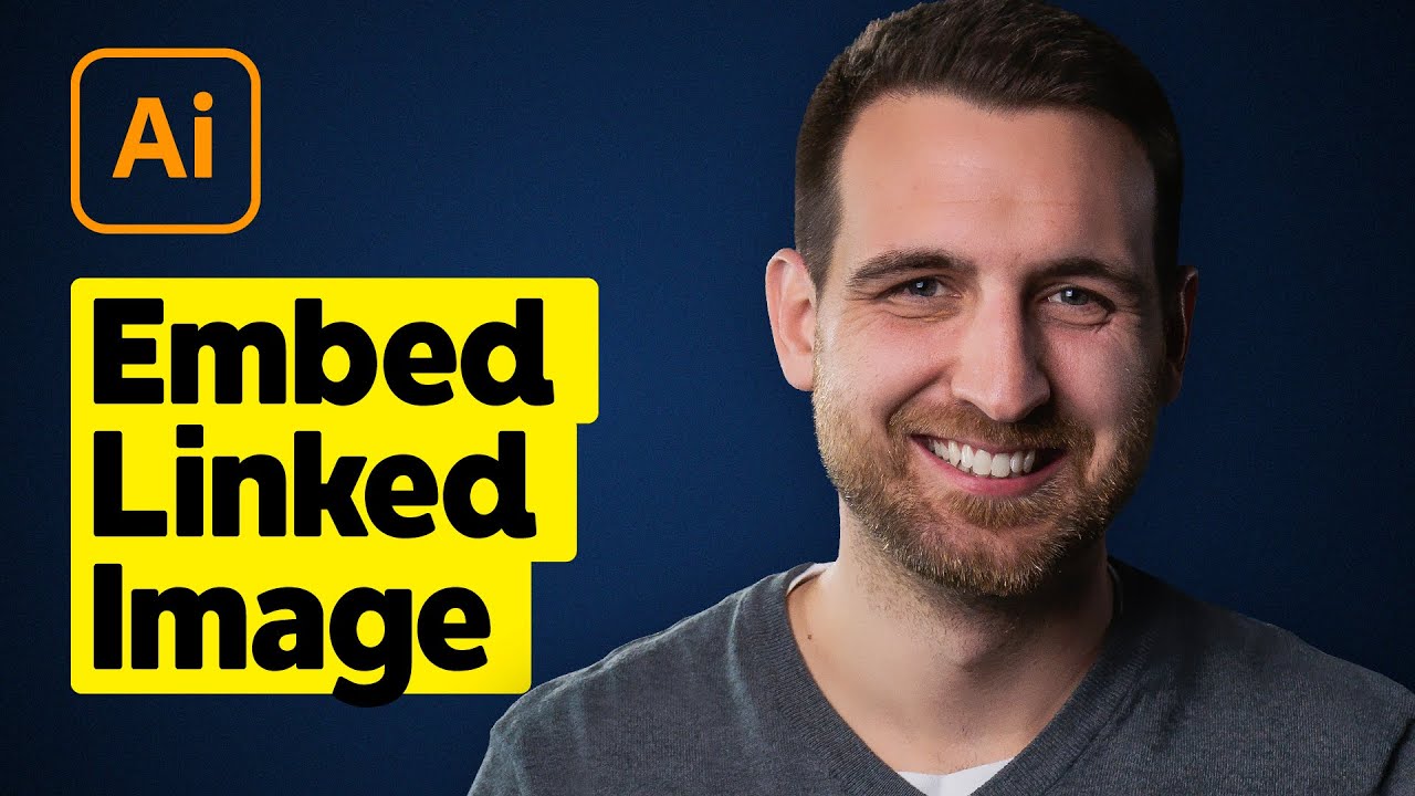 How to Embed Linked Images in Illustrator YouTube
