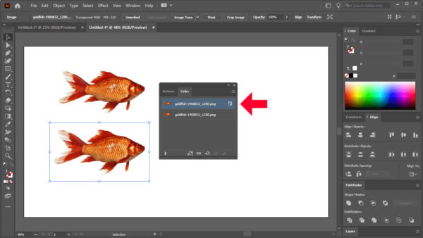 How To Embed All Images In Illustrator Logos By Nick
