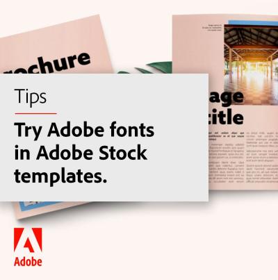 how to use adobe stock templates
