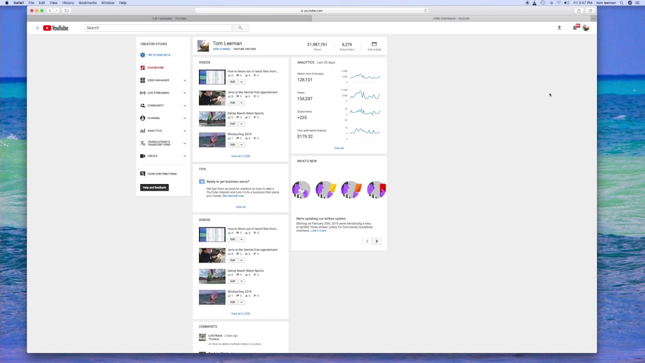 How to switch accounts in youtube YouTube