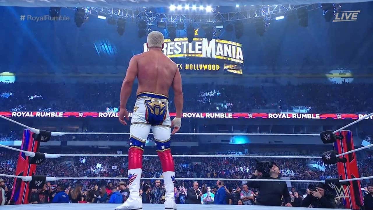 WWE Royal Rumble 2023 Cody Rhodes remporte le Rumble masculin